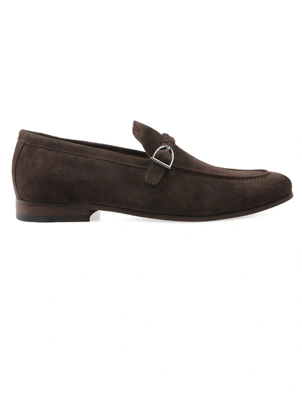 Bar III Men's Johnniey Leather Block Heel Loafers Size 10M